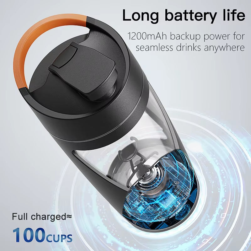 700Ml New USB Electric Protein Shaker Bottle Portable Rechargeable Blender Cup Multipurpose 650Ml Mixing Cups for Fitness